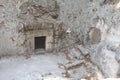 Ancient tomb in Beit Shearim, northern Israel Royalty Free Stock Photo