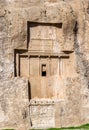 Ancient tombs of Achaemenid kings at Naqsh-e Rustam in Iran Royalty Free Stock Photo
