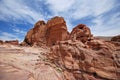 Ancient tombs and rocks in Petra. Jordan Royalty Free Stock Photo