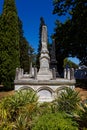 The tombstones around the Strooidak church built in 1805 in Paarl, Western Cape, South Africa