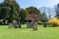 Ancient tombstones Royalty Free Stock Photo