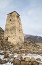 Ancient tower of the Abaevs in Upper Balkaria