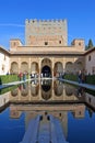 Ancient tower in the Alhambra Palace in spain