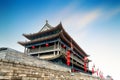 Arrow Tower, Xi`an City Wall, Shaanxi, China Royalty Free Stock Photo