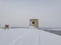 Ancient tower on Elabuga, Russia