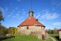 Ancient Tower Lars Torstensson, golden autumn. Korela, Priozersk