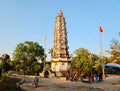 An ancient tower 32m high, built in 1927 in Co Le Pagoda Compound, Namdinh, Vietnam