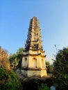 An ancient tower 32m high, built in 1927 in Co Le Pagoda Compound, Namdinh, Vietnam