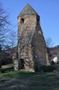 Ancient tower in Szigliget Royalty Free Stock Photo