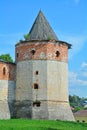 Ancient tower of Zaraysk Kremlin