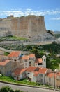 Ancient town Bonifacio in Corsica