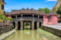 Ancient bridge pagoda in Hoi An city, Vietnam.
