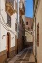 The ancient town of Salemi on the island of Sicily Royalty Free Stock Photo