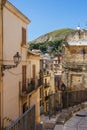 The ancient town of Salemi on the island of Sicily Royalty Free Stock Photo