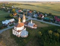 The ancient town of Suzdal. View from the bell tower of the Venerable. Gold ring of Russia. Vladimir region.