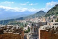 Ancient town Taormina on the Sicilian coast Royalty Free Stock Photo