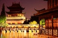 Chinese ancient town of Zhujiajue Royalty Free Stock Photo