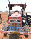 Ancient tractor india Royalty Free Stock Photo