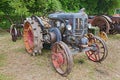 Ancient tractor Landini L55 hot bulb engine Royalty Free Stock Photo