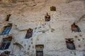 An ancient tradition, naturally cool stone carved warehouses along with many pigeon lofts in Ermenek, Turkey