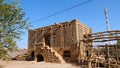 Ancient traditional grape air dried house architecture in Turpan Grape Valley, Xinjiang Province China