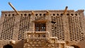 Ancient traditional grape air dried house architecture in Turpan Grape Valley, Xinjiang Province China