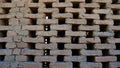 Ancient traditional grape air dried house architecture in Turpan Karez Well museum, Xinjiang Province China