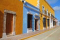 Houses of the beautiful city of Campeche, mexico II Royalty Free Stock Photo