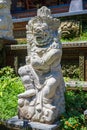 Ancient traditional statue of the deity Barong