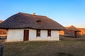 Ancient traditional ukrainian rural clay house in authentic Cossack farm in Stetsivka village in ÃÂ¡herkasy region, Ukraine