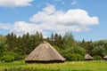 Ancient traditional ukrainian rural houses