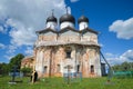 The ancient Trinity Cathedral. Novgorod region