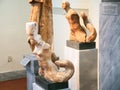 Ancient triton statues in Archaeological Museum