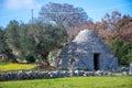 Old houses Trulli in Puglia, Italy, Europe