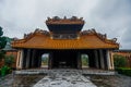 Ancient Tu Duc royal tomb and Gardens Of Tu Duc Emperor near Hue, Vietnam. A Unesco World Heritage Site Royalty Free Stock Photo