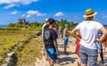 Ancient Tulum ruins Mayan site temple pyramids artifacts landscape Mexico