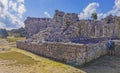 Ancient Tulum ruins Mayan site temple pyramids artifacts seascape Mexico