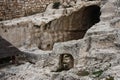 Ancient tunnels under the Temple Mount. Royalty Free Stock Photo