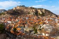 Turkish city of Kutahya with views of the castle