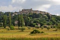 Ancient Turrets and Towers of the Beautiful Medieval French Mountain Village of Callian Royalty Free Stock Photo