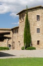 Ancient Tuscan farmhouse Royalty Free Stock Photo
