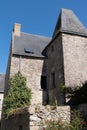 Ancient typical house on the street in the Loire Atlantique region GuÃÂ©rande in France Royalty Free Stock Photo