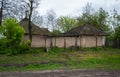 Ancient ukrainian house in the village