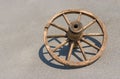 Ancient Ukrainian wheel for peasant cart