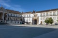 Ancient University Square in the city of Coimbra, Portugal Royalty Free Stock Photo