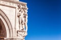 Ancient Venetian arch close-up.