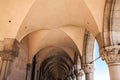 Ancient Venetian arch close-up.