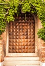 Ancient Venetian wooden door Royalty Free Stock Photo