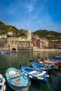 The Ancient Vernazza village - Cinque Terre Liguria Italy Royalty Free Stock Photo