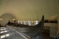 ANCIENT VIKING BOAT IN MUSEUM OF OSLO